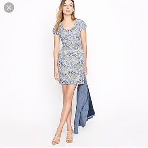 EUC Delores dress in Peacock Paisley